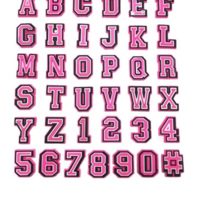 Alphabet Jibbtz - Pink