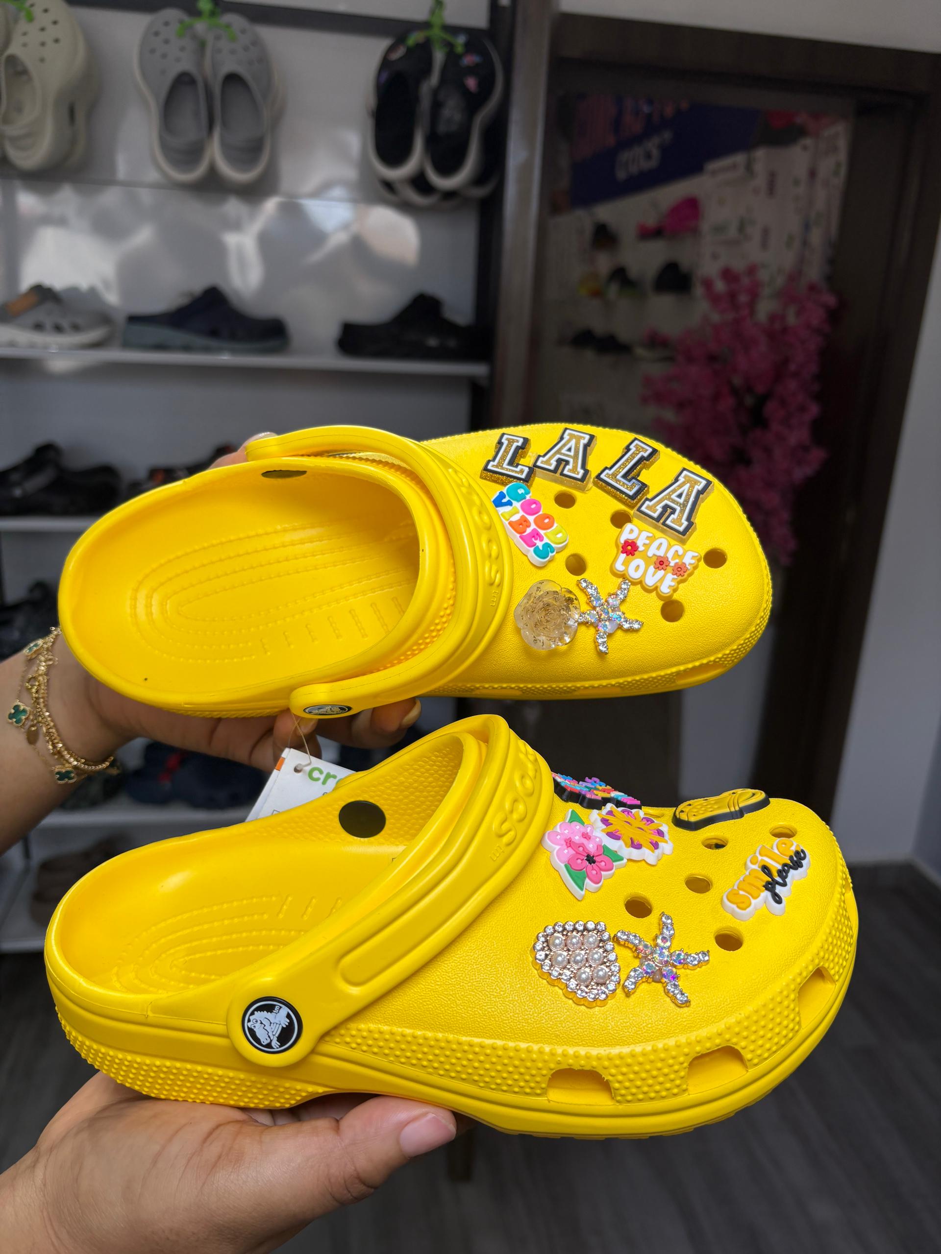 Yellow Classic Crocs