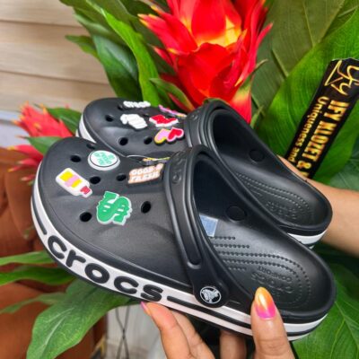 Black Bayaband Crocs