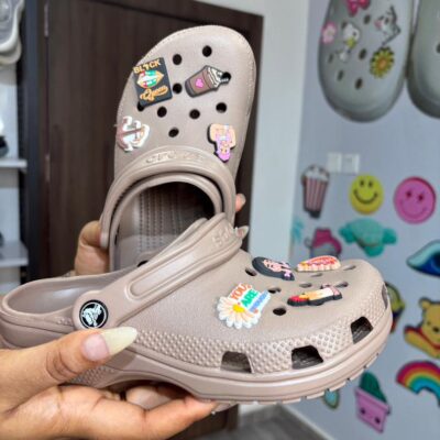 Light Brown Classic Crocs