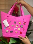 Pink Crocs Tote Bag (Medium)