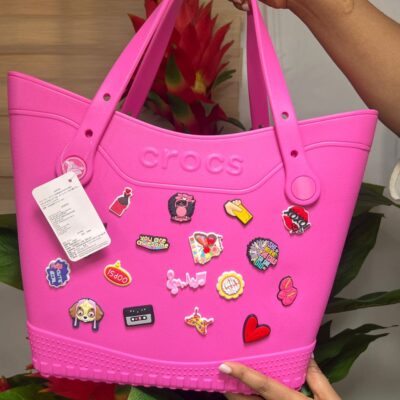 Pink Crocs Tote Bag (Medium)