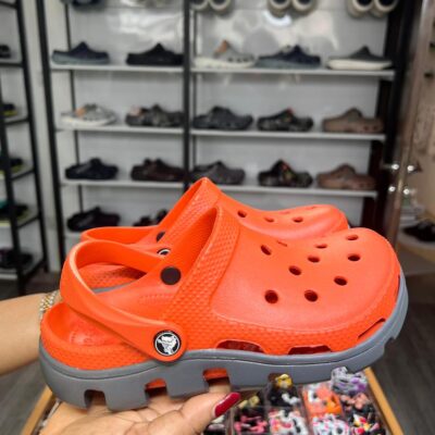 Orange Duet Sport Crocs
