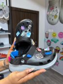 Black and Blue Strap - Hiker Crocs