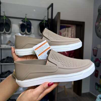 Khaki (Brown) & White Sole Roka