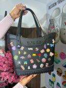 Black Crocs Tote Bag (Medium)