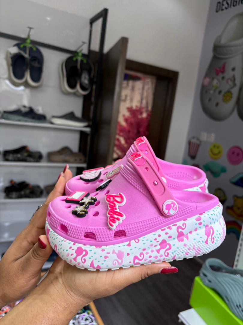 Barbie Platform Kids Crocs