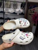 Bone/Cream Classic Crocs