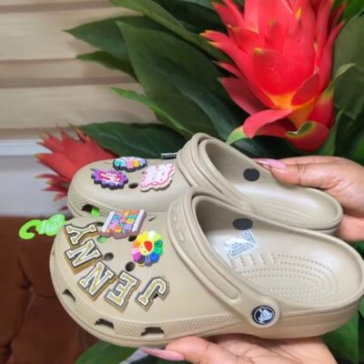 Khaki Classic Crocs