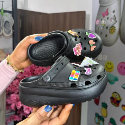 Black Crush Kiddies Crocs
