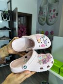 Peach Classic Crocs