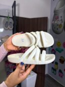 Cream Splash Strappy Slippers
