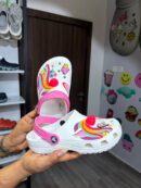 White Unicorn Kids Crocs
