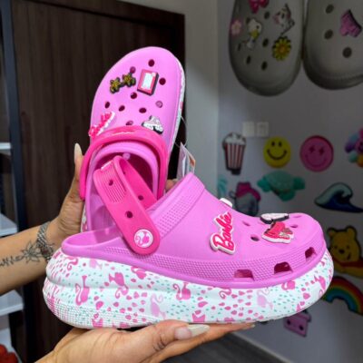 Barbie Platform Crocs