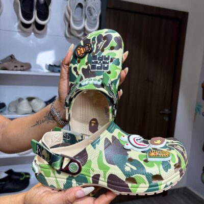Green Bape Crocs