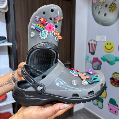 Black Silicon Crocs