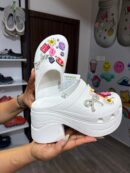 White Siren Crocs
