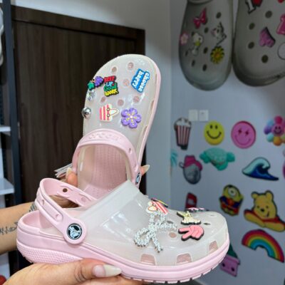 Peach Silicon Crocs