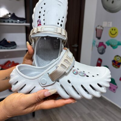 Grey Echo Crocs
