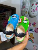 Green & Blue Pringles Crocs