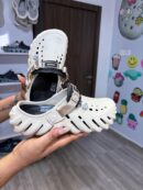 Cream/Black Inner Echo Crocs