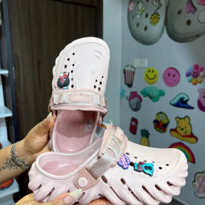 Pink Echo Crocs