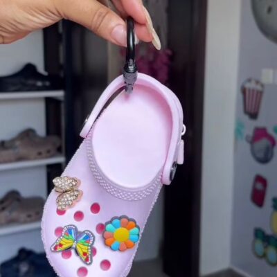 Pink Crocs Purse
