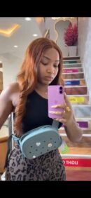 Soft Blue Belt Bag
