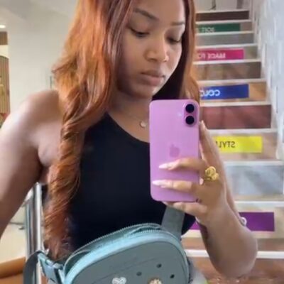 Soft Blue Belt Bag